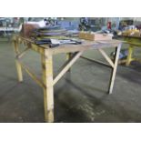 48" x 56" Steel Welding Table (SOLD AS-IS - NO WARRANTY)