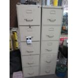 File Cabinets (2) w/ Sockets, Hand Tools, Drills and Misc Tooling (SOLD AS -IS - NO WARANTY)