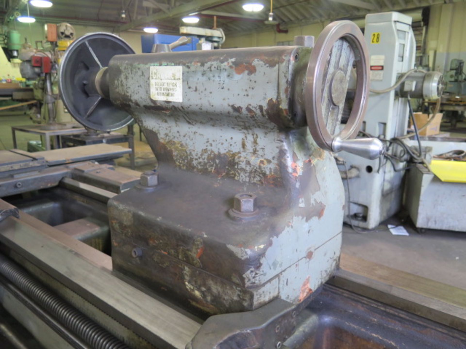 PBR TM-500 Big Bore Gap Lathe w/90-800 RPM, 5 7/8” Spindle Bore, Taper Attach, Inch/mm, SOLD AS IS - Image 18 of 21