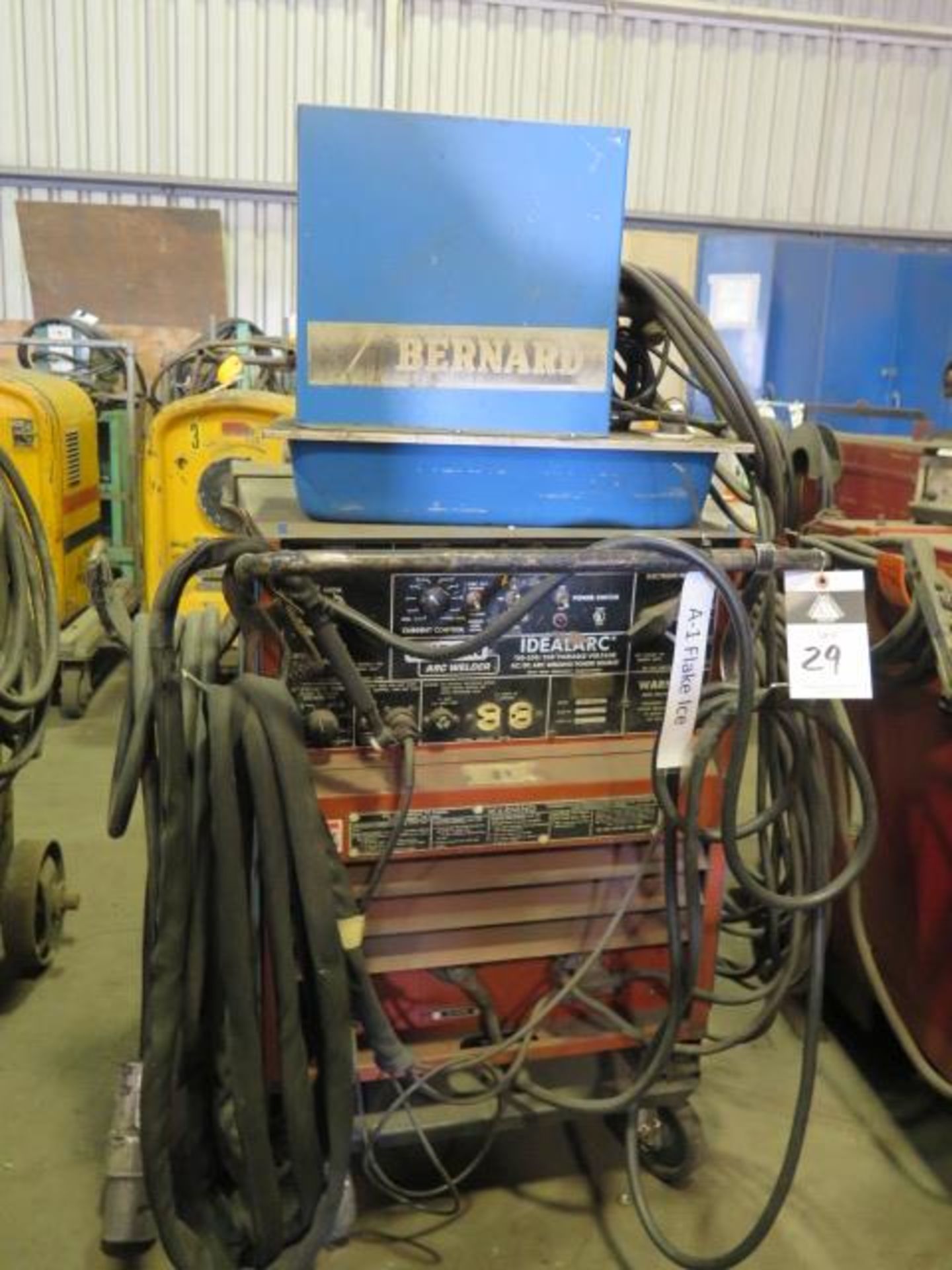 Lincoln Idealarc TIG 250/250 Arc Welding Power Source w/ Bernard Cooler (SOLD AS-IS - NO WARRANTY)