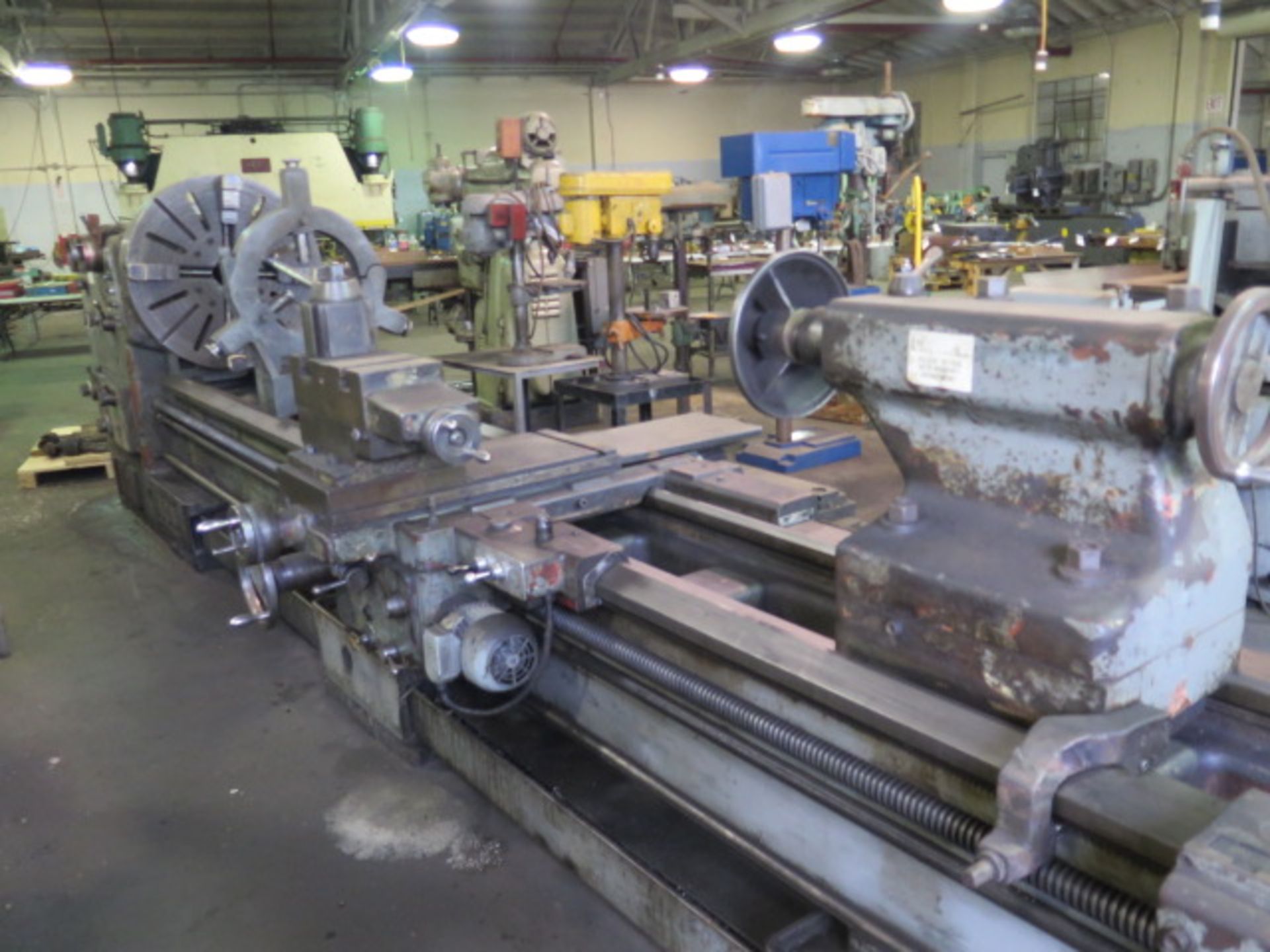 PBR TM-500 Big Bore Gap Lathe w/90-800 RPM, 5 7/8” Spindle Bore, Taper Attach, Inch/mm, SOLD AS IS - Image 3 of 21