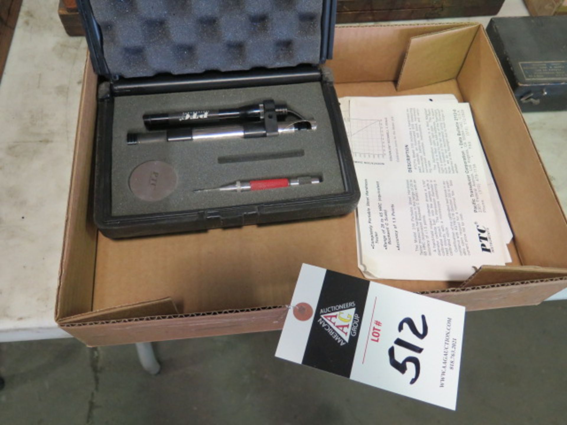 PTS mdl. 316 Portable Hardness Tester (SOLD AS -IS - NO WARANTY)
