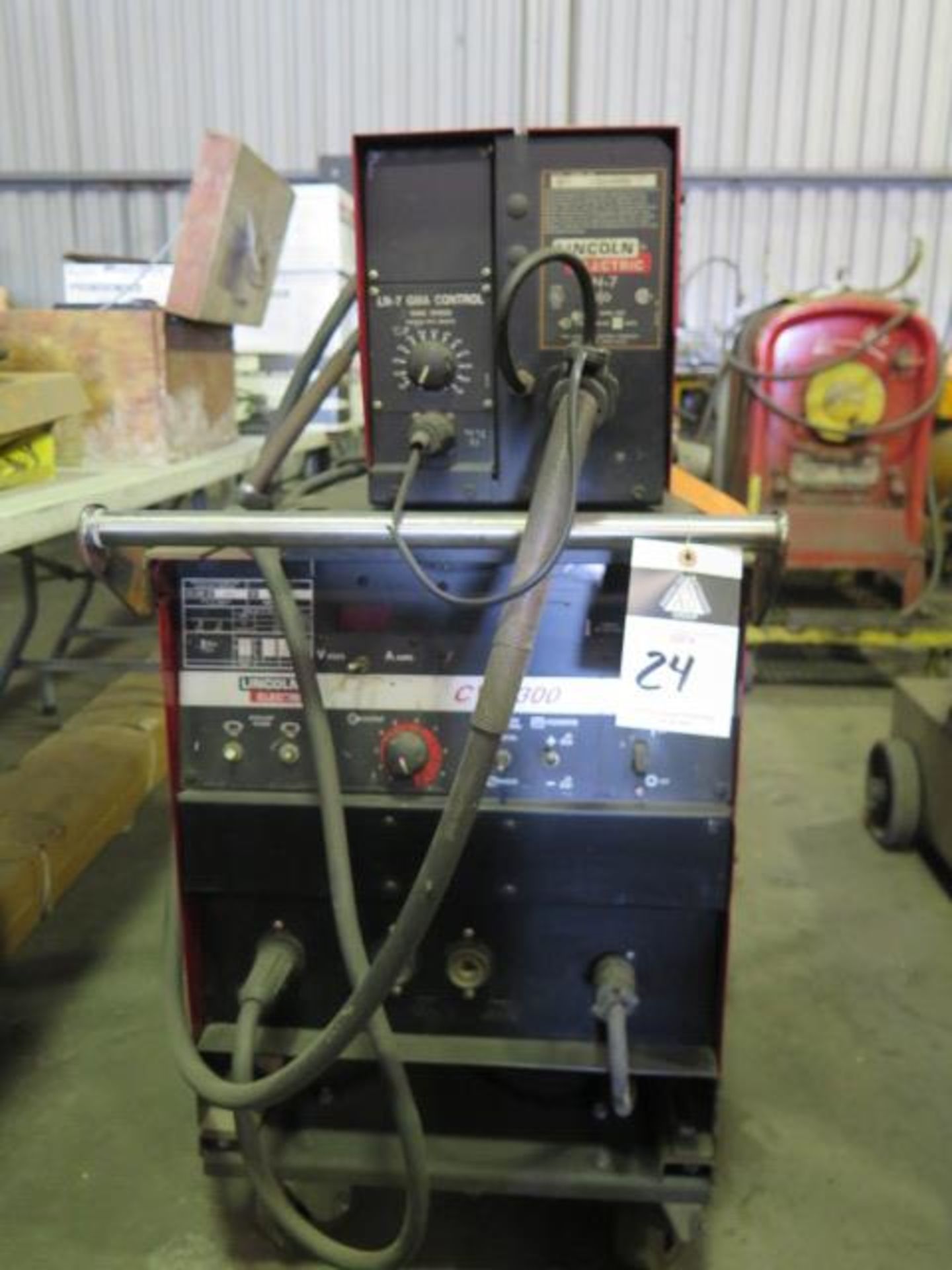 Lincoln CV-300 Arc Welding Power Source w/ Lincoln LN-7 Wire Feed (SOLD AS-IS - NO WARRANTY)