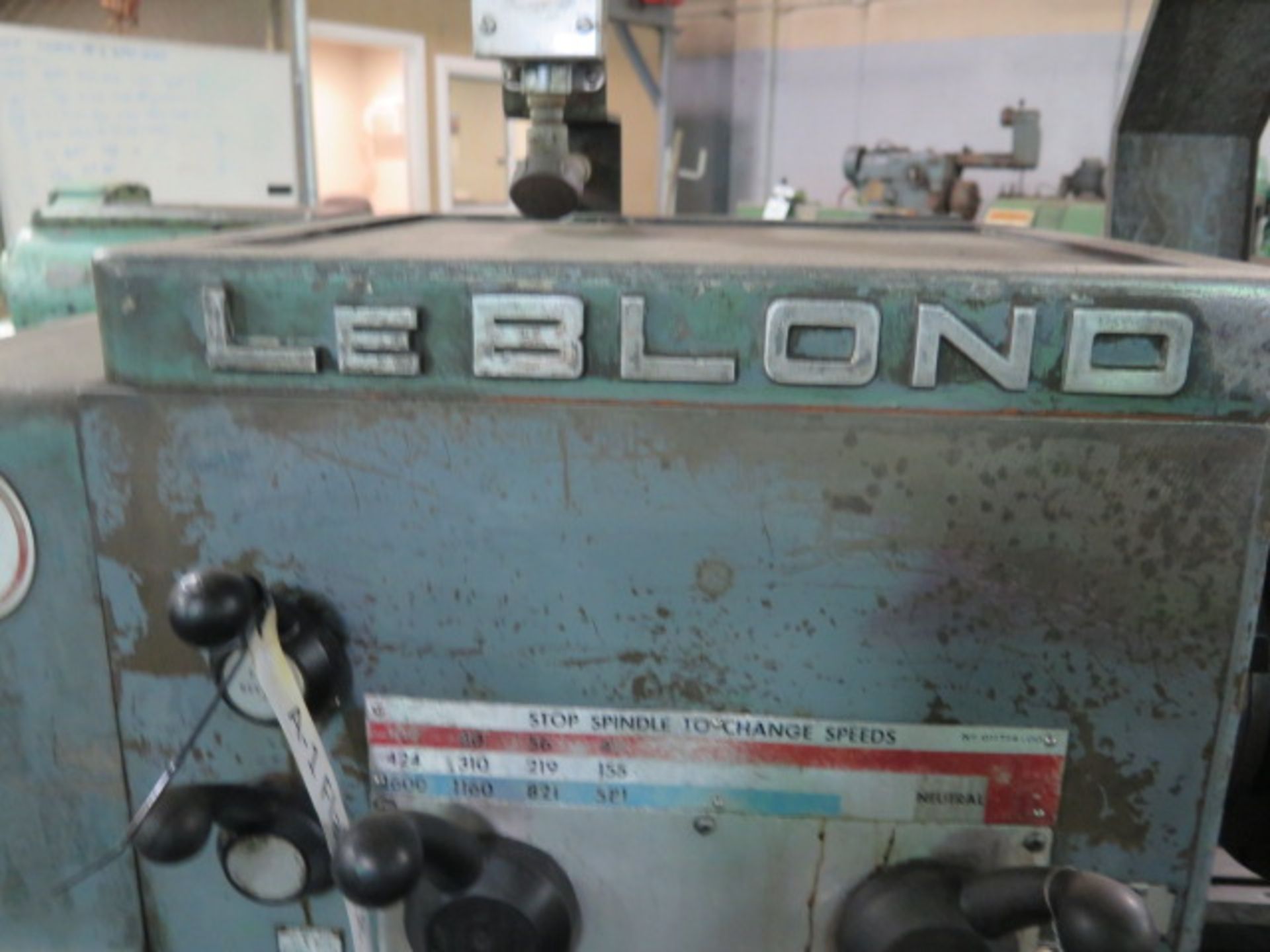 LeBlond Regal 19” x 58” Geared Head Lathe w/ 40-1600 RPM, Inch Threading, Tailstock, SOLD AS IS - Image 9 of 14
