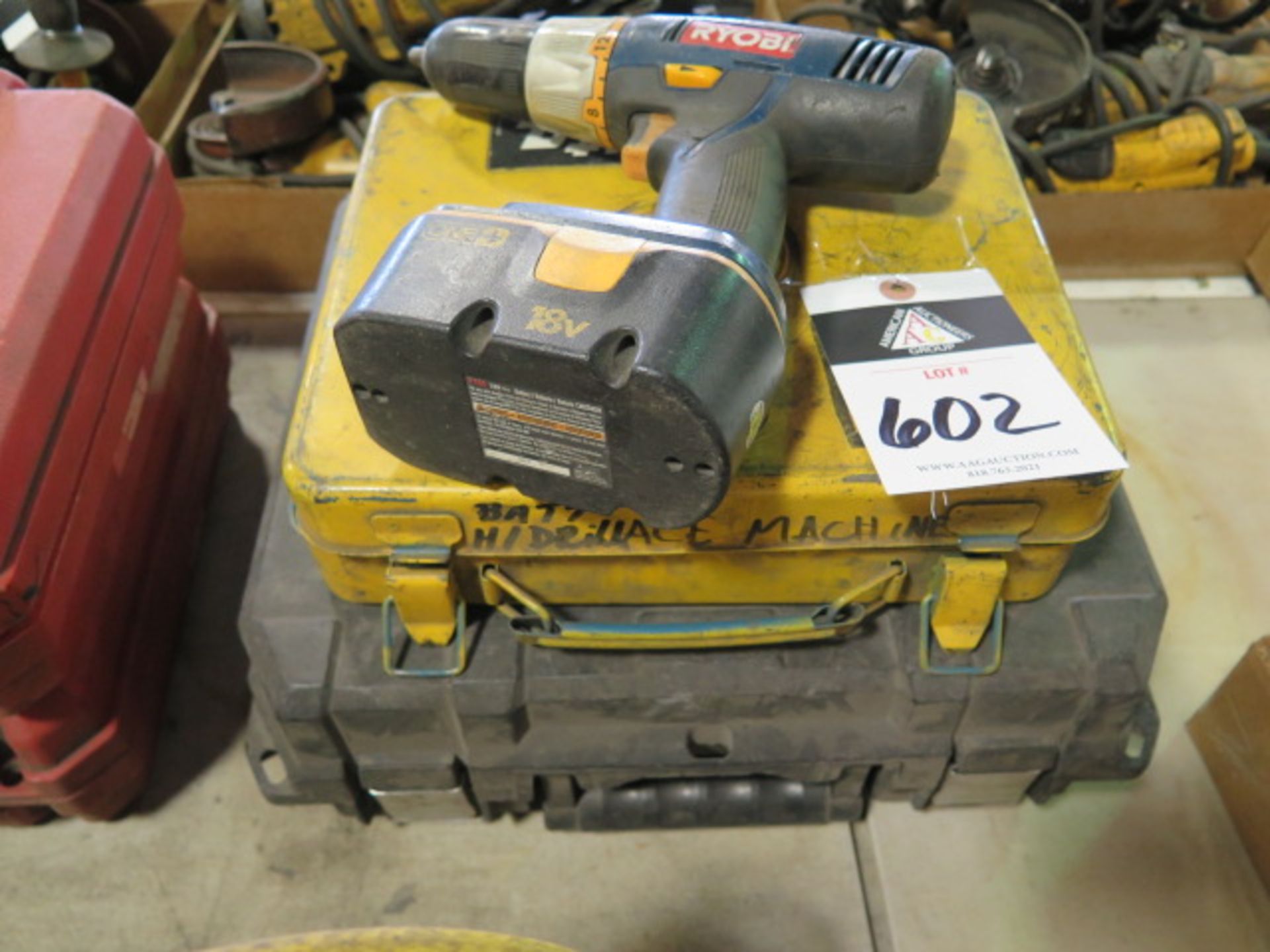 Ryobi, Makita and DeWalt Cordless Drills (3) (NO CHARGERS) (SOLD AS -IS - NO WARANTY)