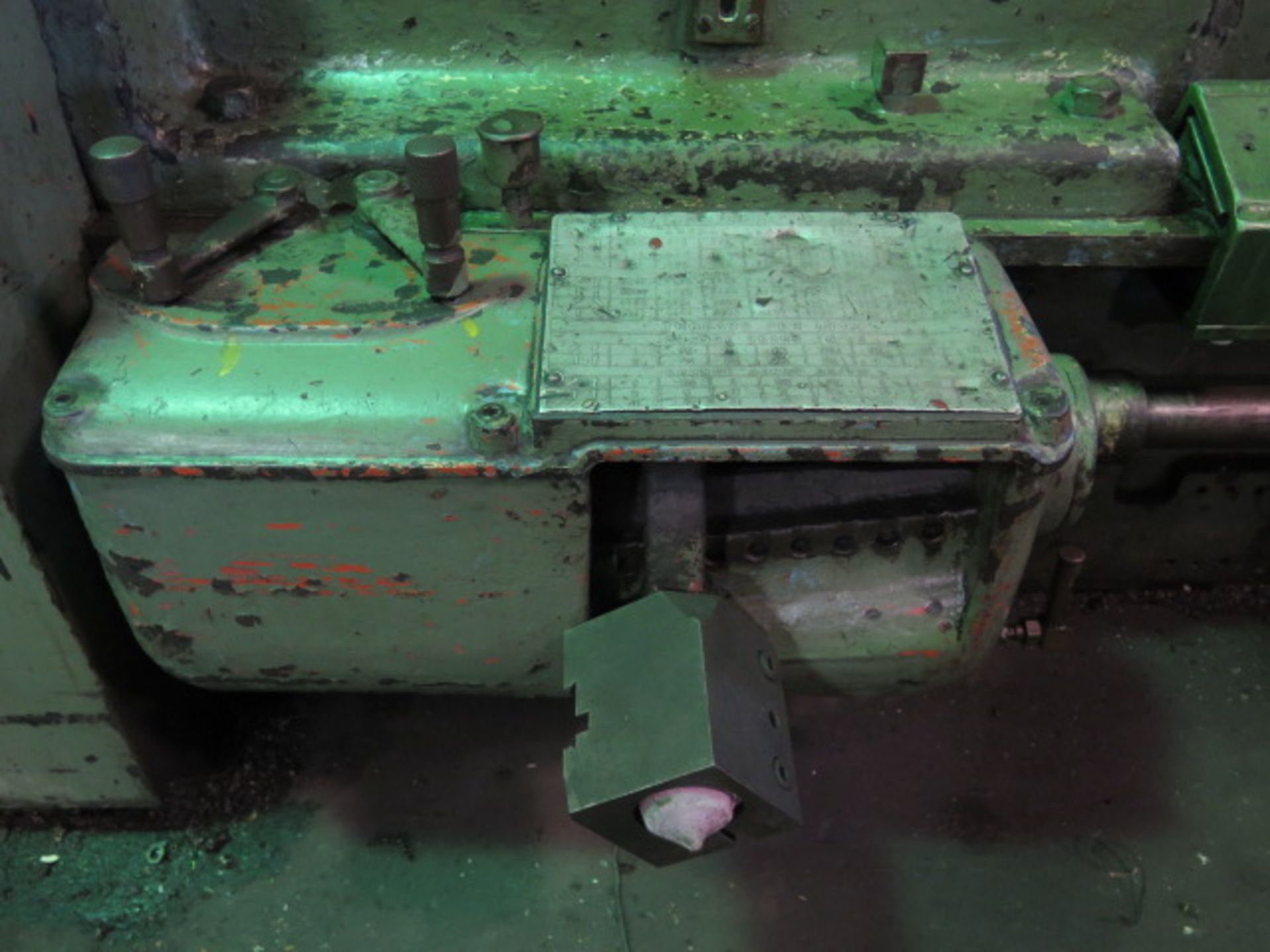 Niles A54P 62” x 140” Lathe s/n 23579 w/ 3.94-232 RPM, Inch Threading, Steady Rest, SOLD AS IS - Image 10 of 20