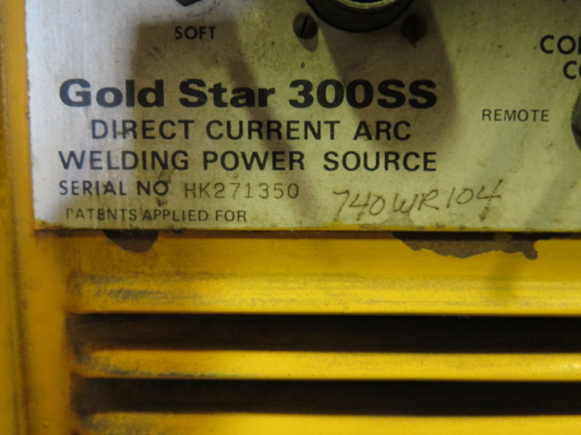 Miller Goldstar 300SS DC Arc Welding Power Source (SOLD AS-IS - NO WARRANTY) - Image 6 of 6