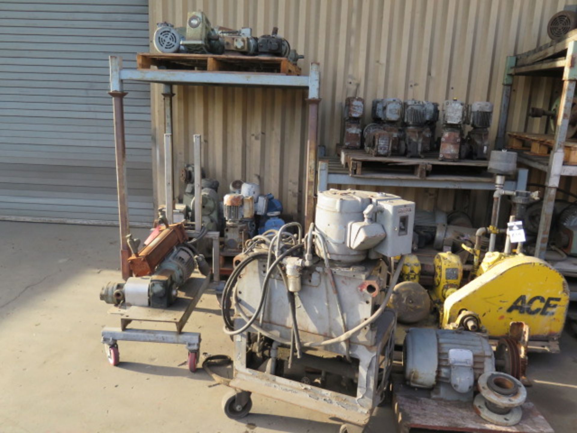 Pneumatic Winch and Motor Gear Reducers (SOLD AS-IS - NO WARRANTY)