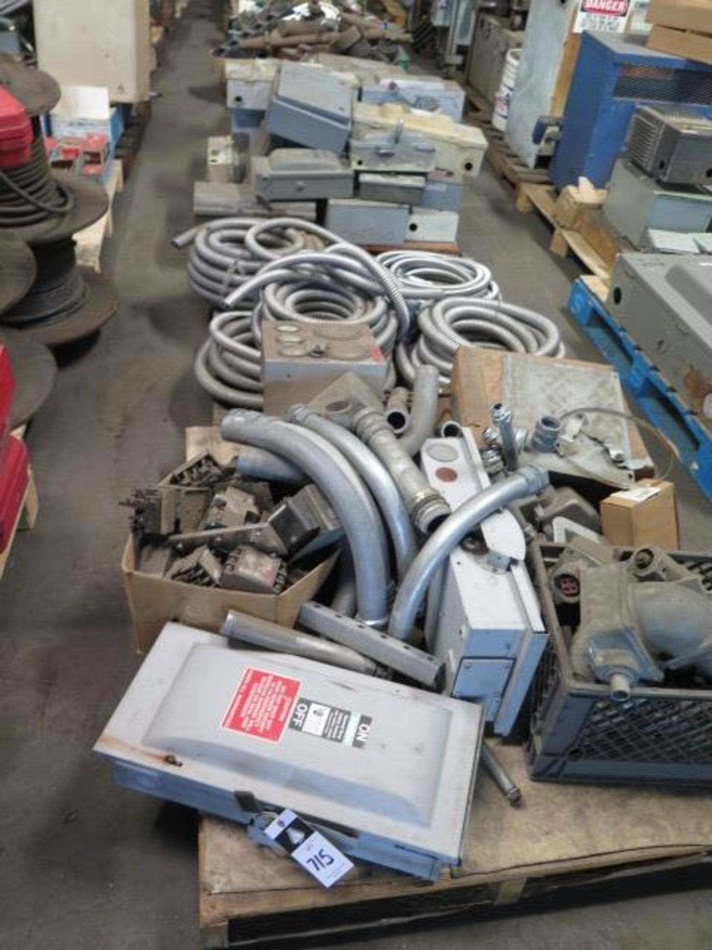 Misc Electrical (3 Pallets) (SOLD AS -IS - NO WARANTY)