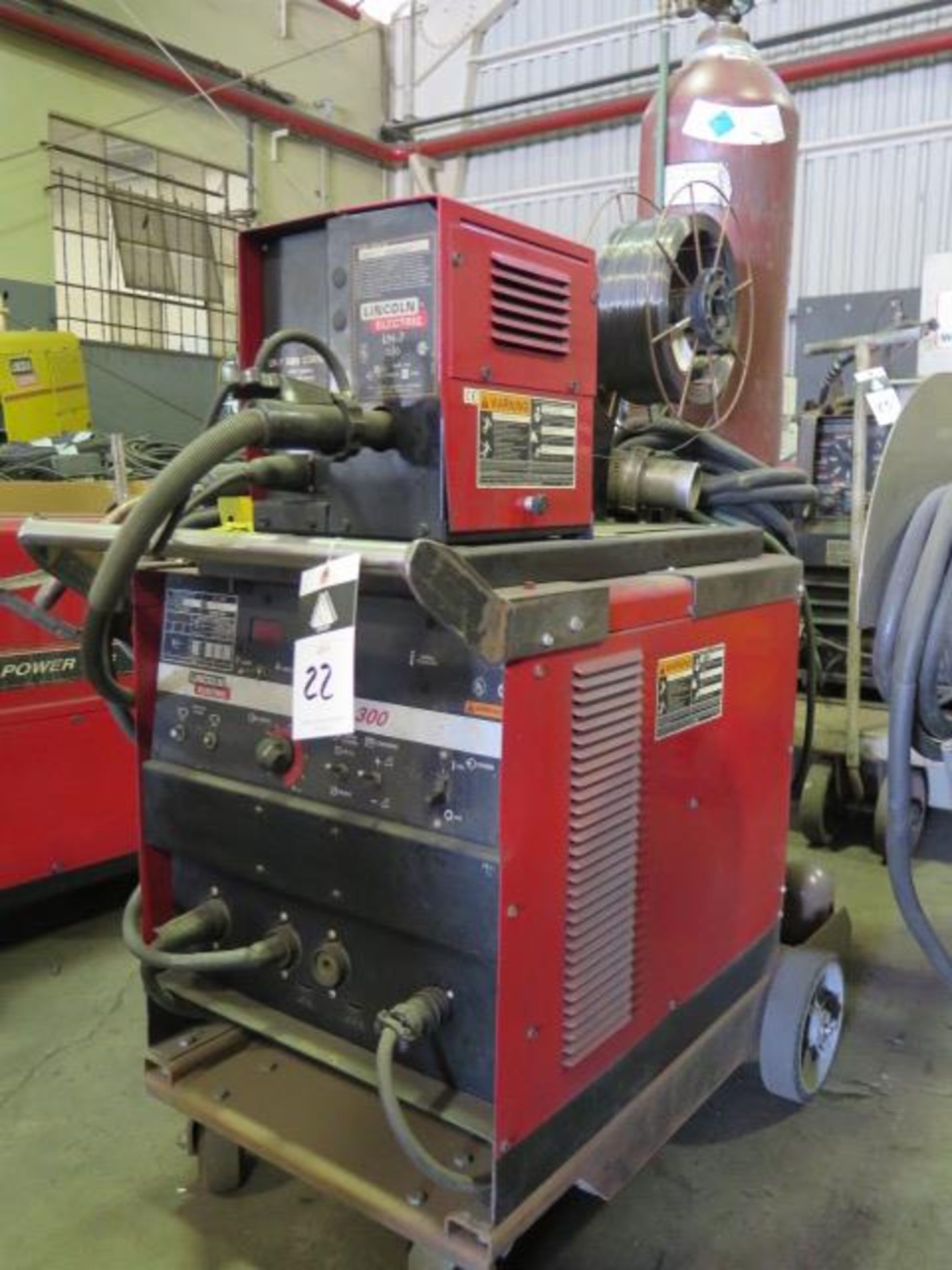 Lincoln CV-300 Arc Welding Power Source w/ Lincoln LN-7 Wire Feed (SOLD AS-IS - NO WARRANTY) - Image 2 of 12