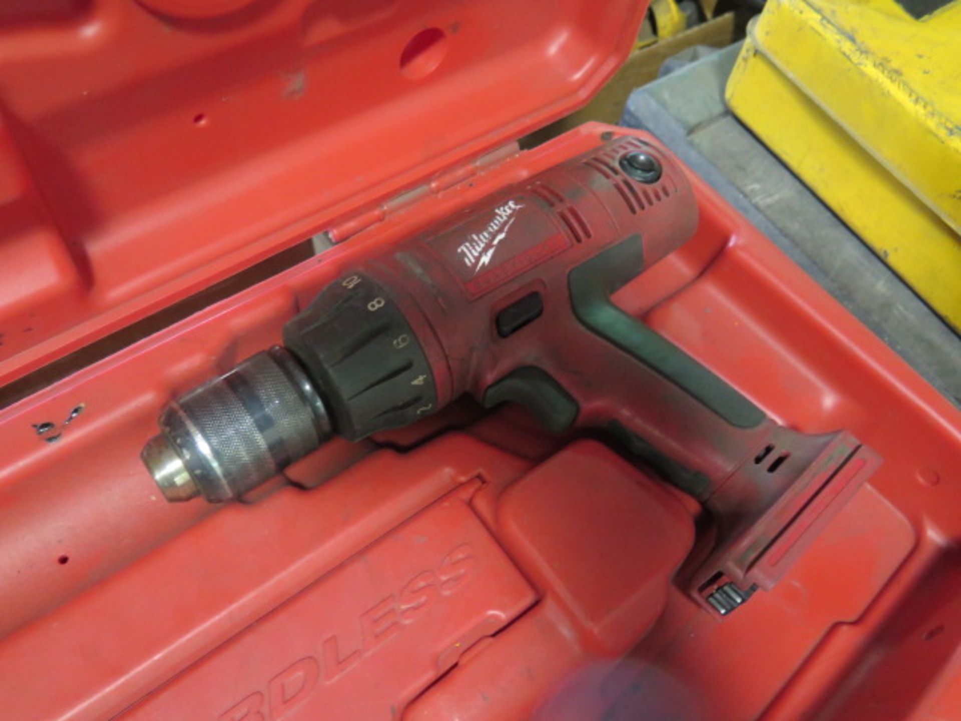 Milwaukee 18-Volt Cordless Drills (2) and (1) Charger (SOLD AS -IS - NO WARANTY) - Image 3 of 5