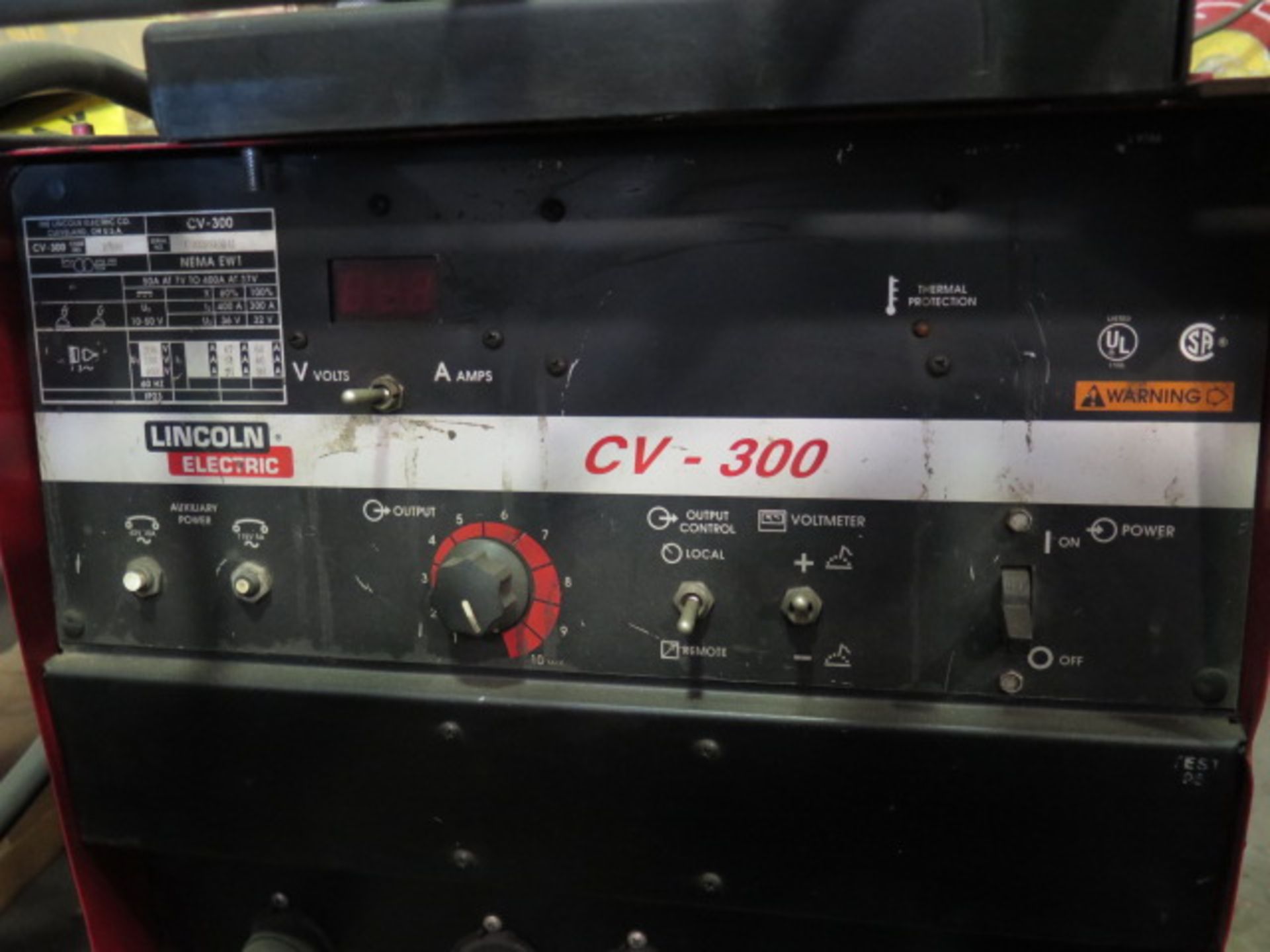 Lincoln CV-300 Arc Welding Power Source w/ Lincoln LN-7 Wire Feed (SOLD AS-IS - NO WARRANTY) - Image 3 of 7