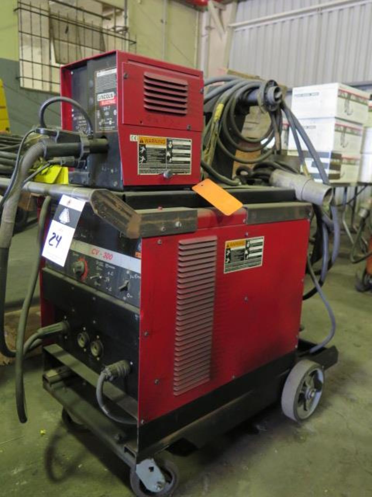 Lincoln CV-300 Arc Welding Power Source w/ Lincoln LN-7 Wire Feed (SOLD AS-IS - NO WARRANTY) - Image 2 of 7