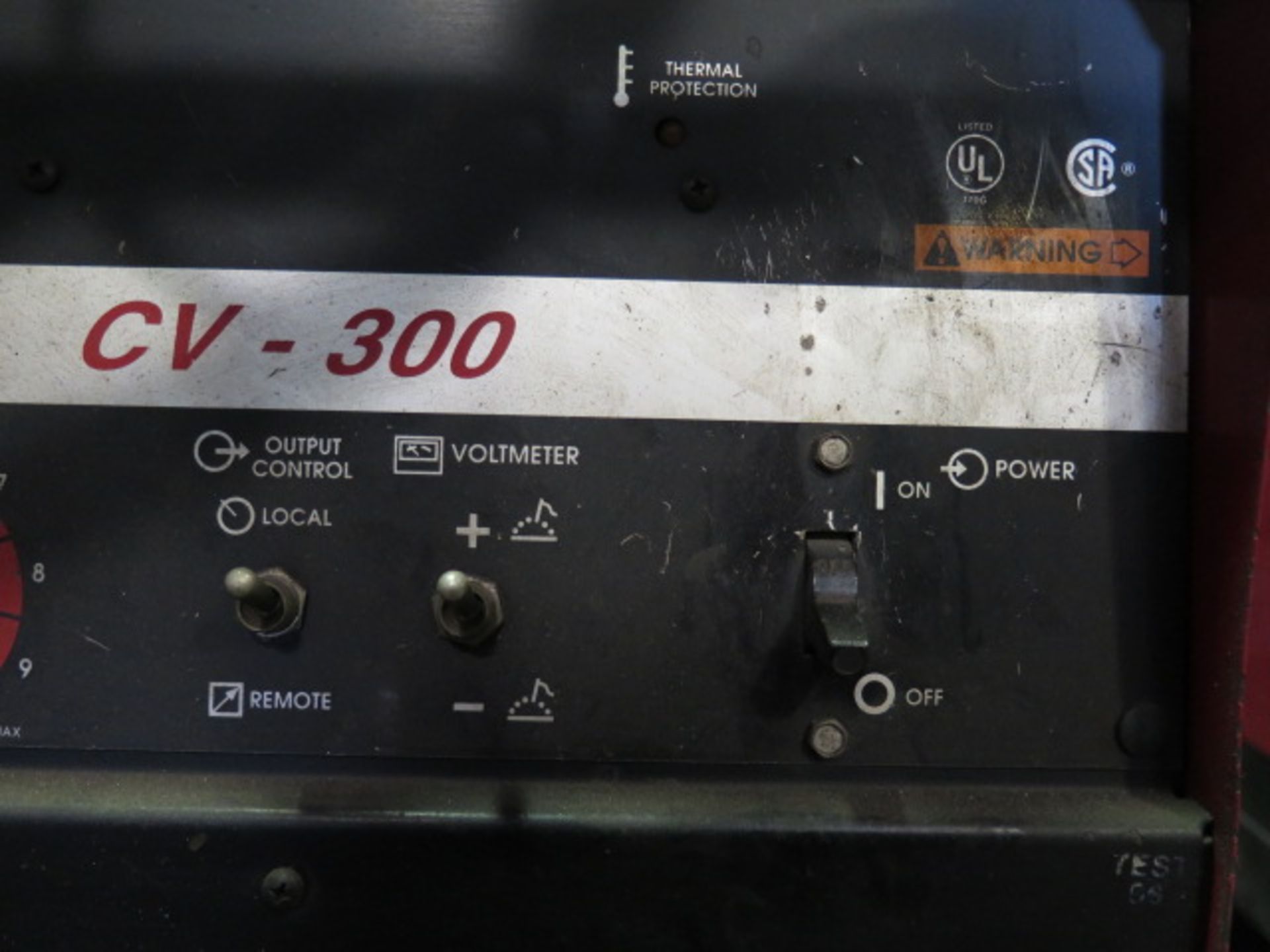 Lincoln CV-300 Arc Welding Power Source w/ Lincoln LN-7 Wire Feed (SOLD AS-IS - NO WARRANTY) - Image 4 of 12