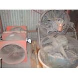 Shop Fans (3) (SOLD AS -IS - NO WARANTY)