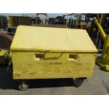 Rolling Job Site Storage Box (SOLD AS-IS - NO WARRANTY)