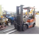 Toyota 42-6FGCU25 4850 Lb Cap LPG Forklift s/n 36092 w/ 2-Stage Mast, 131” Lift Height, SOLD AS IS