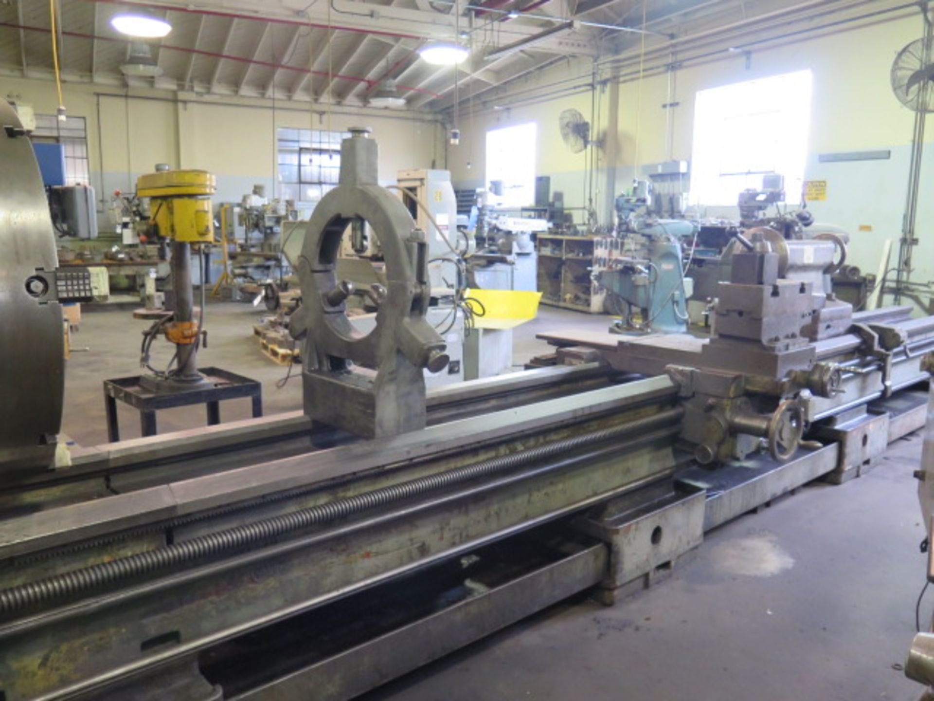 PBR TM-500 Big Bore Gap Lathe w/90-800 RPM, 5 7/8” Spindle Bore, Taper Attach, Inch/mm, SOLD AS IS - Image 2 of 21