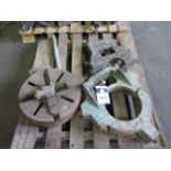 15" 4-Jaw Chuck and Steady Rest (Pallet) (SOLD AS-IS - NO WARRANTY)