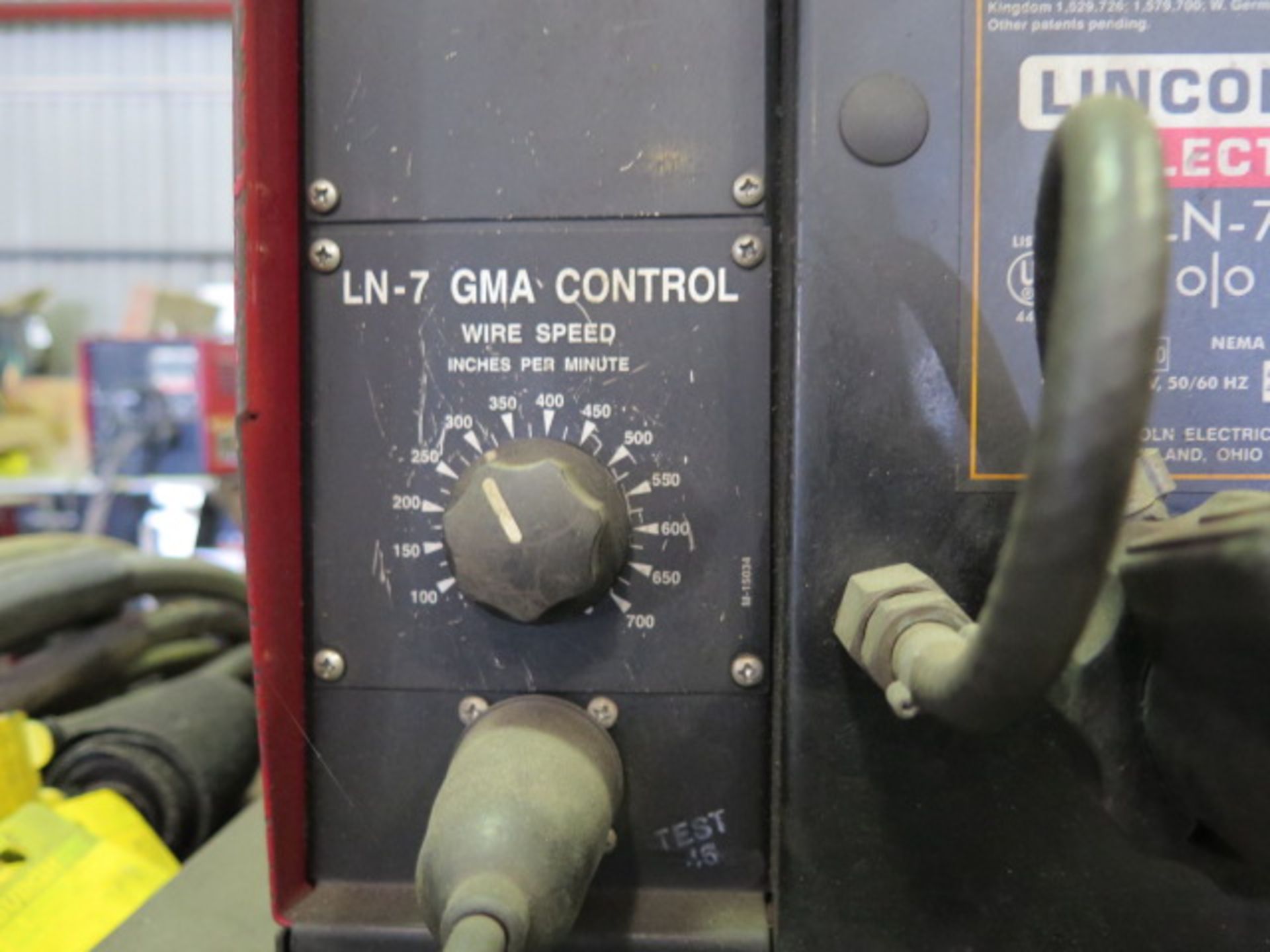Lincoln CV-300 Arc Welding Power Source w/ Lincoln LN-7 Wire Feed (SOLD AS-IS - NO WARRANTY) - Image 7 of 12