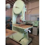 Centauro Brevettata 34" Vertical Band Saw w/ 35" x 42" Table (SOLD AS-IS - NO WARRANTY)