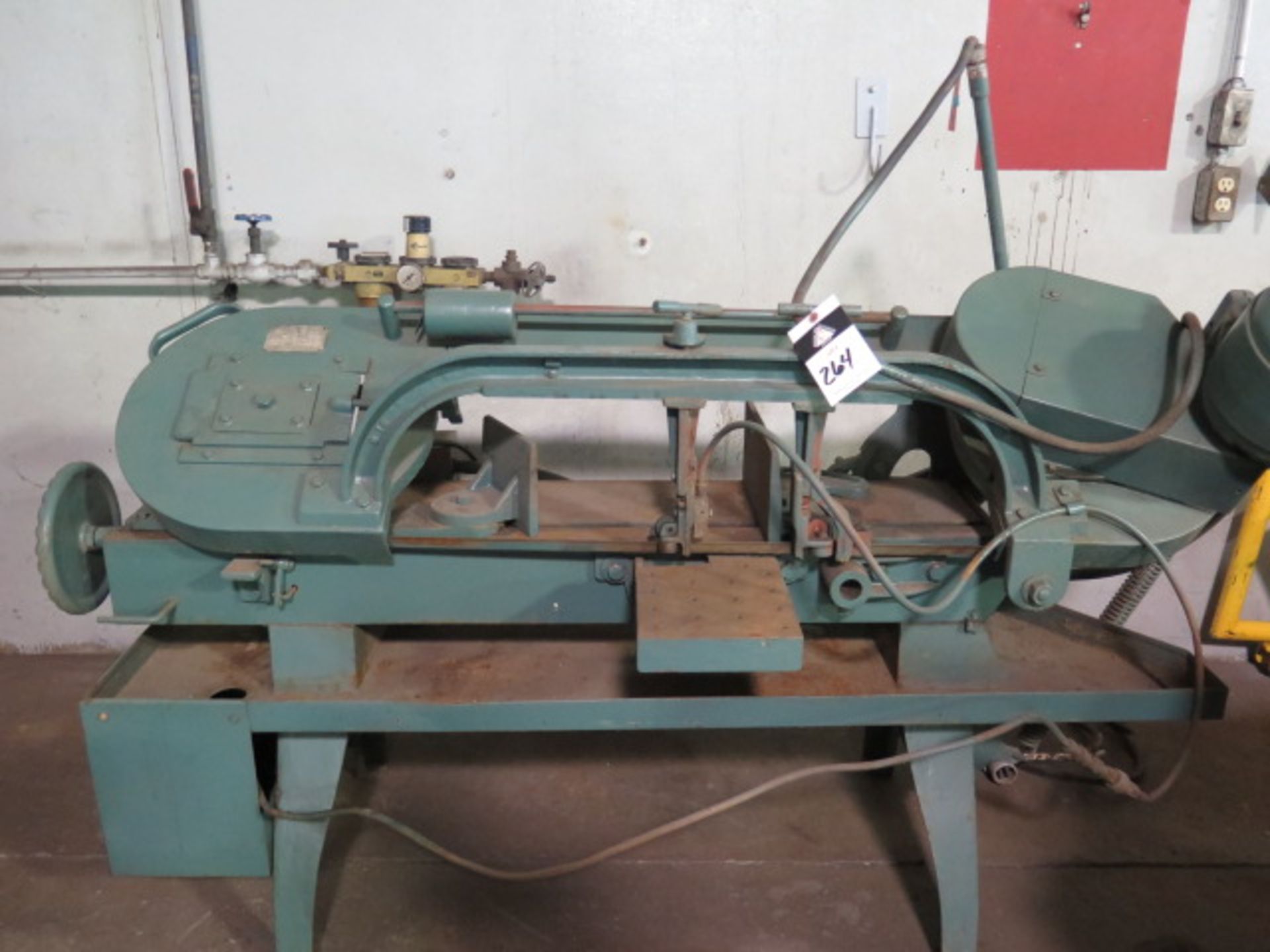 Wells 8M 8" Horizontal Band Saw w/ Manual Clamping (SOLD AS-IS - NO WARRANTY)