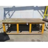 66" x 120" Steel Welding Table (SOLD AS-IS - NO WARRANTY)