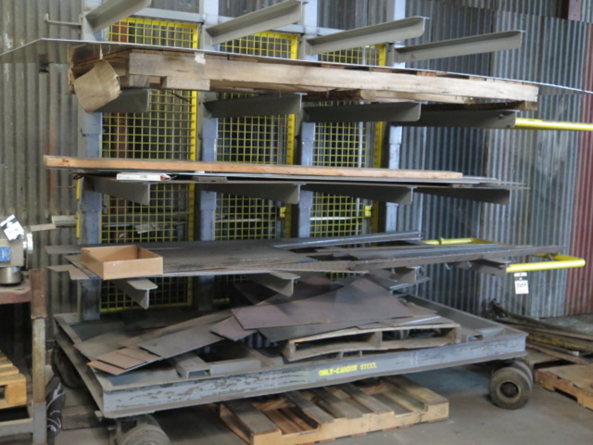 Rolling Material Rack w/ Stock (SOLD AS-IS - NO WARRANTY) - Image 2 of 4