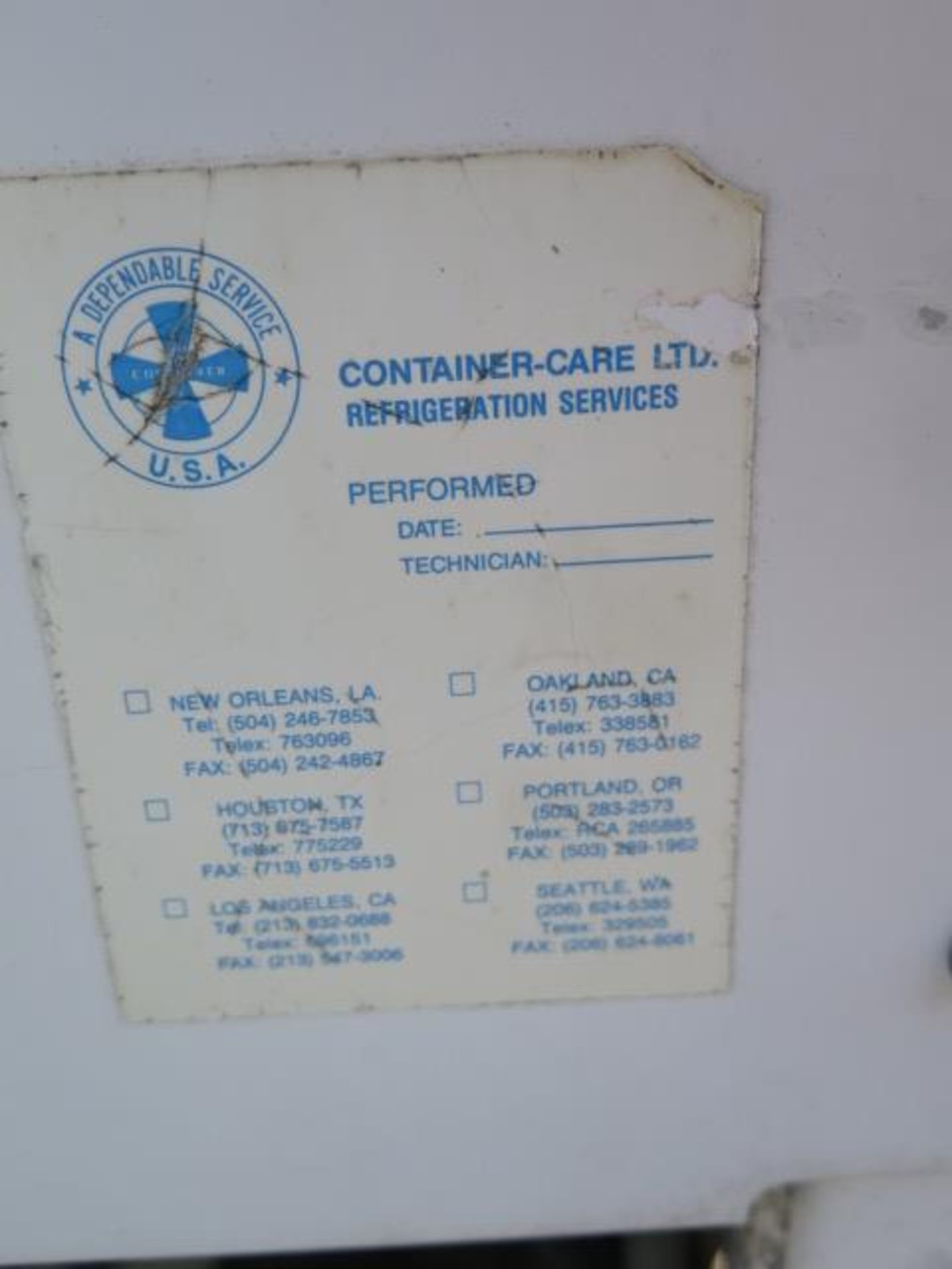 TRI Container Refrigeration System (SOLD AS-IS - NO WARRANTY) - Image 4 of 8