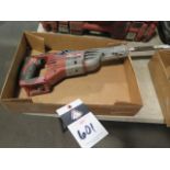 Milwaukee Cordless Saw-Zall (SOLD AS -IS - NO WARANTY)