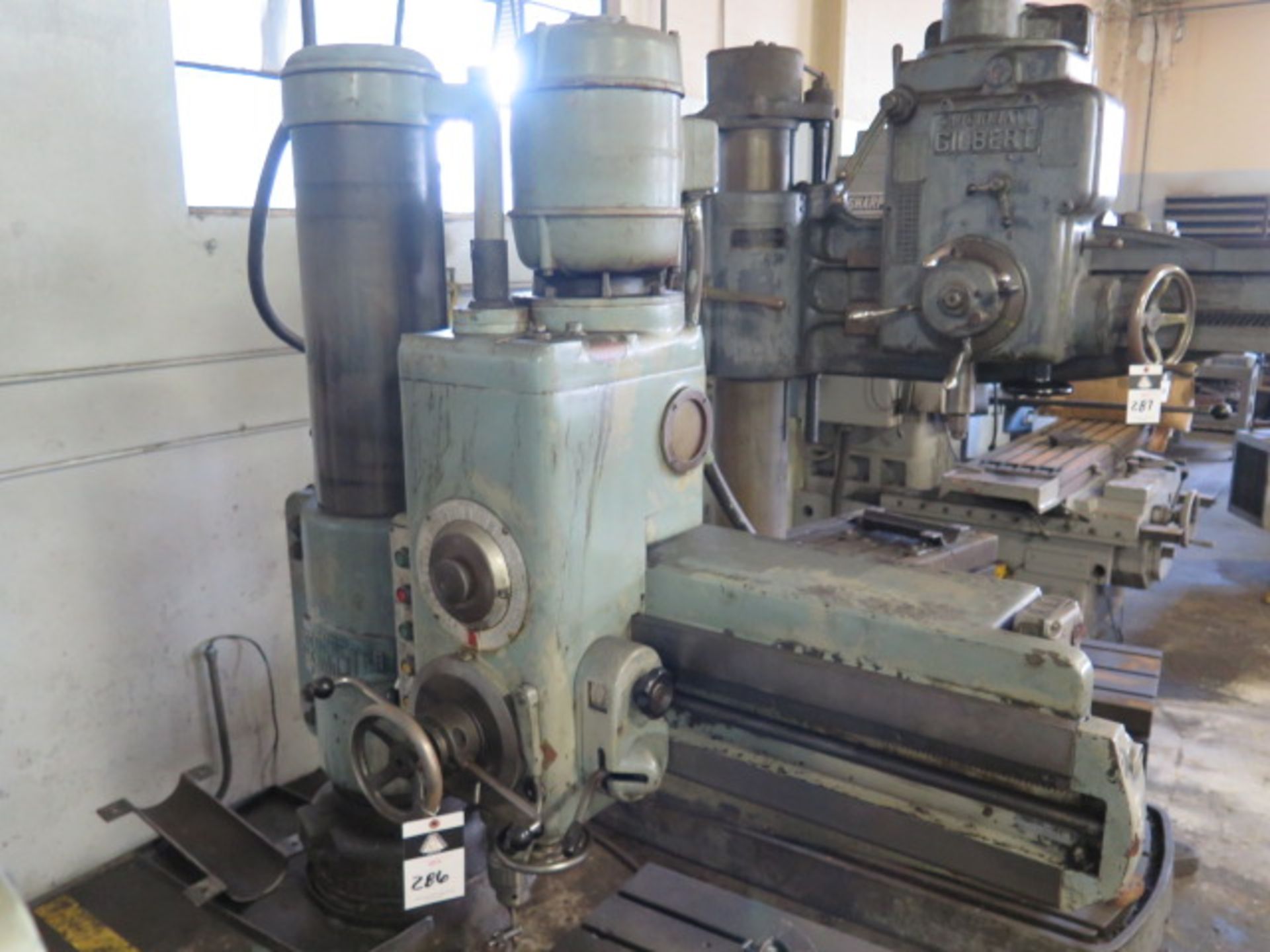Speedmaster 9” Column x 24” Radial Arm Drill w/ 61-2100 RPM, Power Column and Feeds, SOLD AS IS - Image 2 of 8