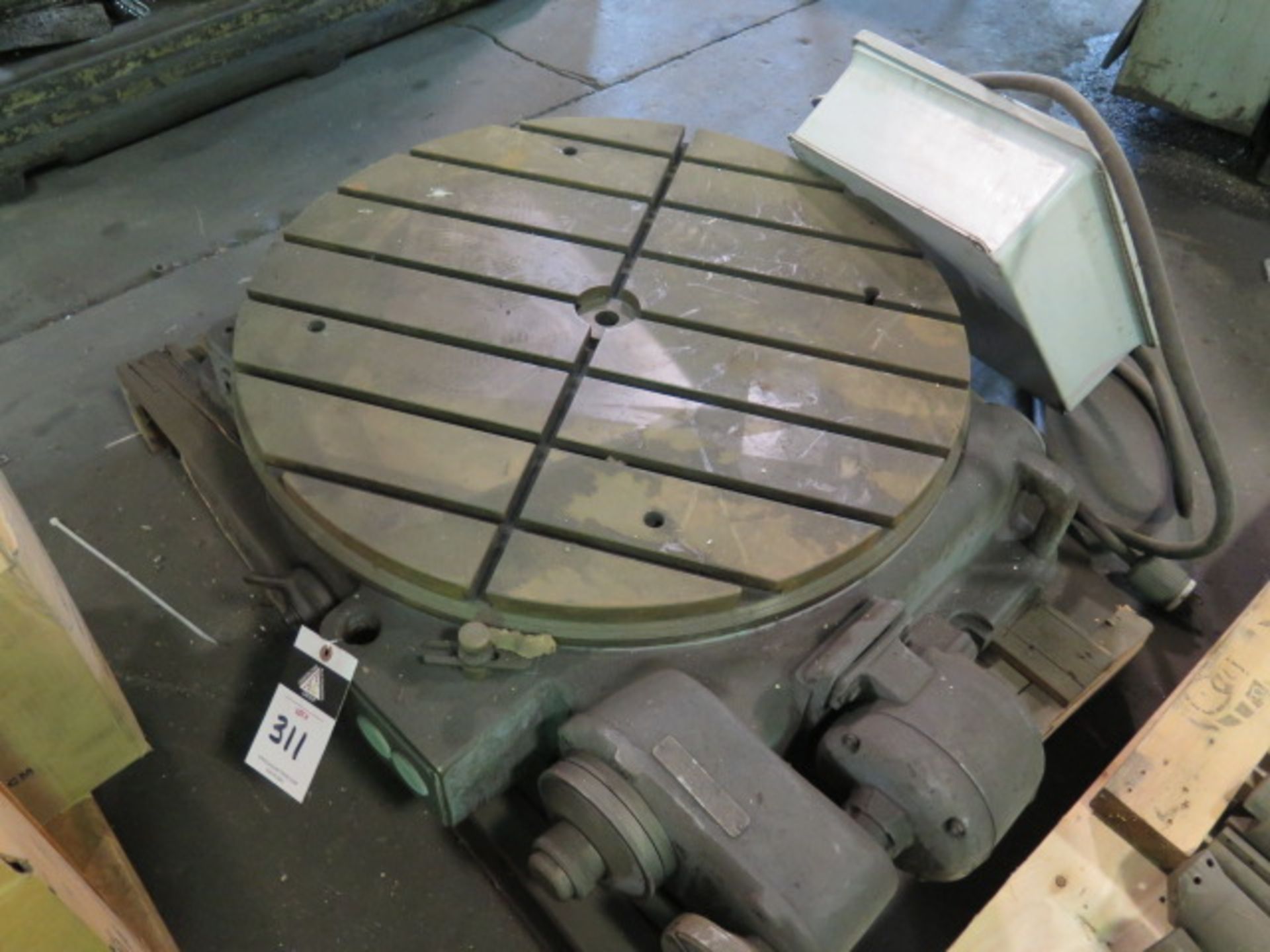 Pratt & Whitney 30" Power Rotary Table (SOLD AS-IS - NO WARRANTY)