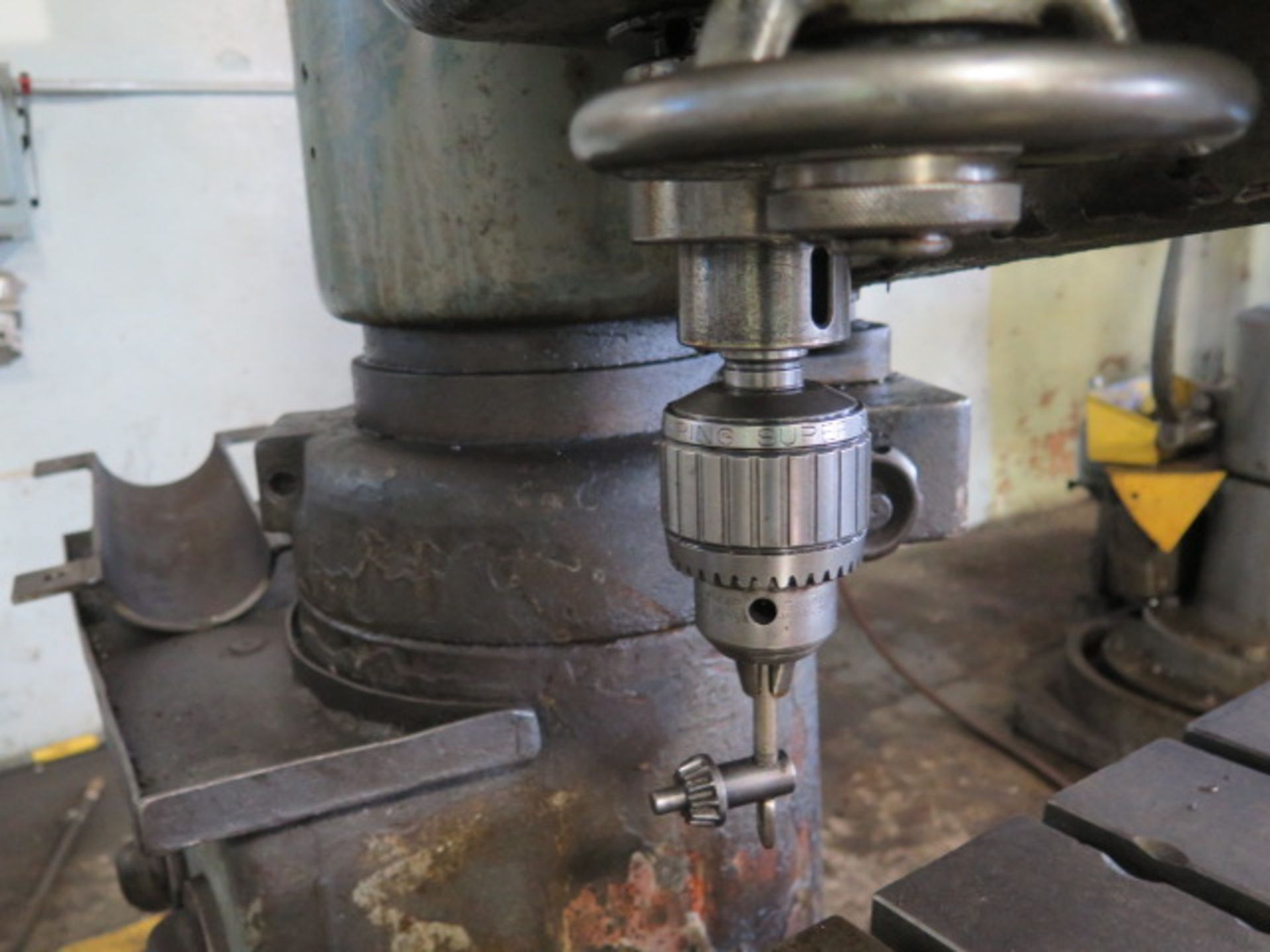 Speedmaster 9” Column x 24” Radial Arm Drill w/ 61-2100 RPM, Power Column and Feeds, SOLD AS IS - Image 5 of 8