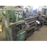 Lacfer 20” x 84” Geared Head Gap Bed Lathe w/ 32-2000 RPM, Inch/mm Threading, Tailstock, SOLD AS IS