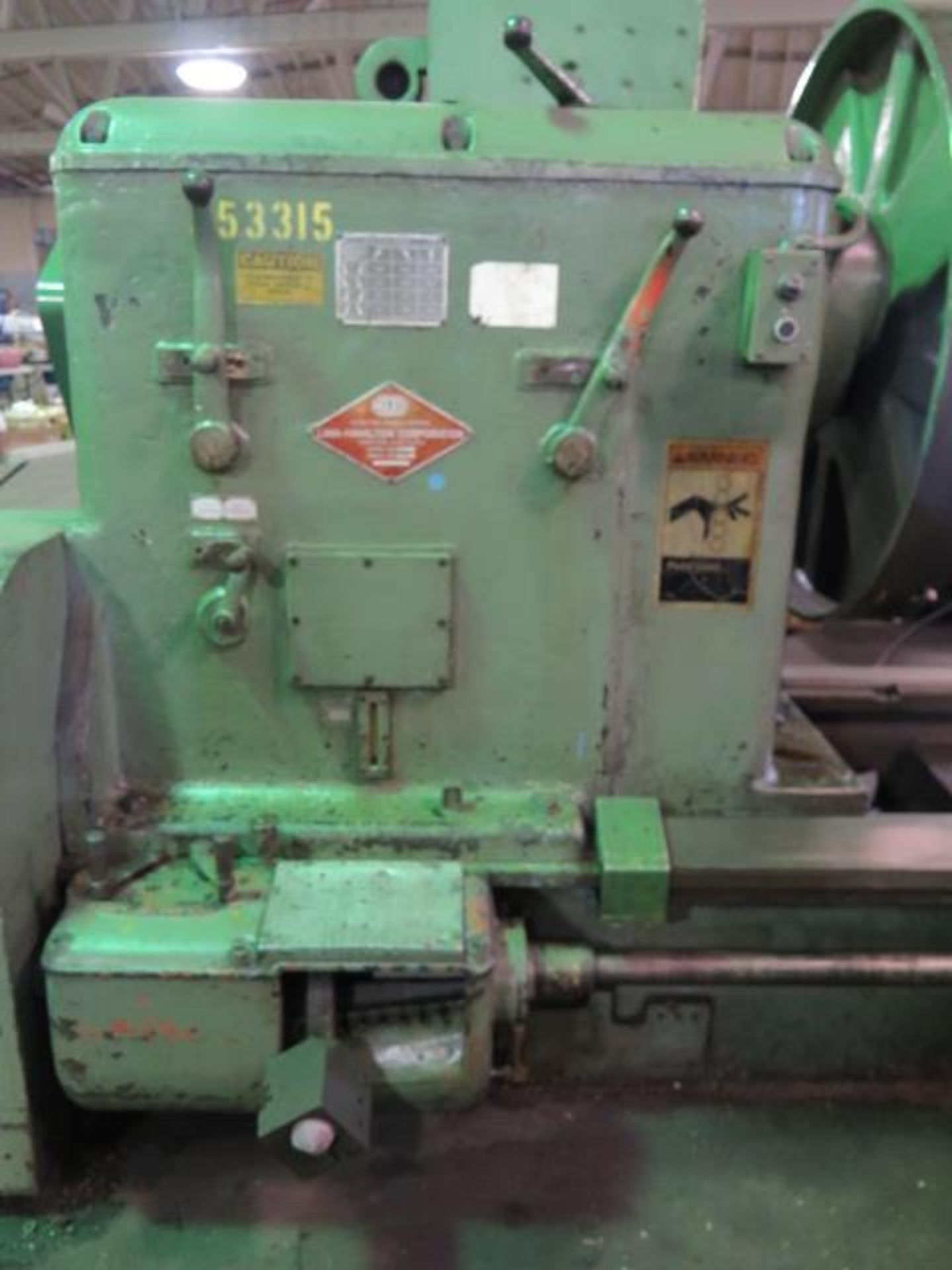 Niles A54P 62” x 140” Lathe s/n 23579 w/ 3.94-232 RPM, Inch Threading, Steady Rest, SOLD AS IS - Image 6 of 20