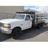 1994 Ford F-Super Duty 12’ Stake Bed Truck lisc# 4W36474 w/ 7.3L Diesel, Automatic Trans, SOLD AS IS