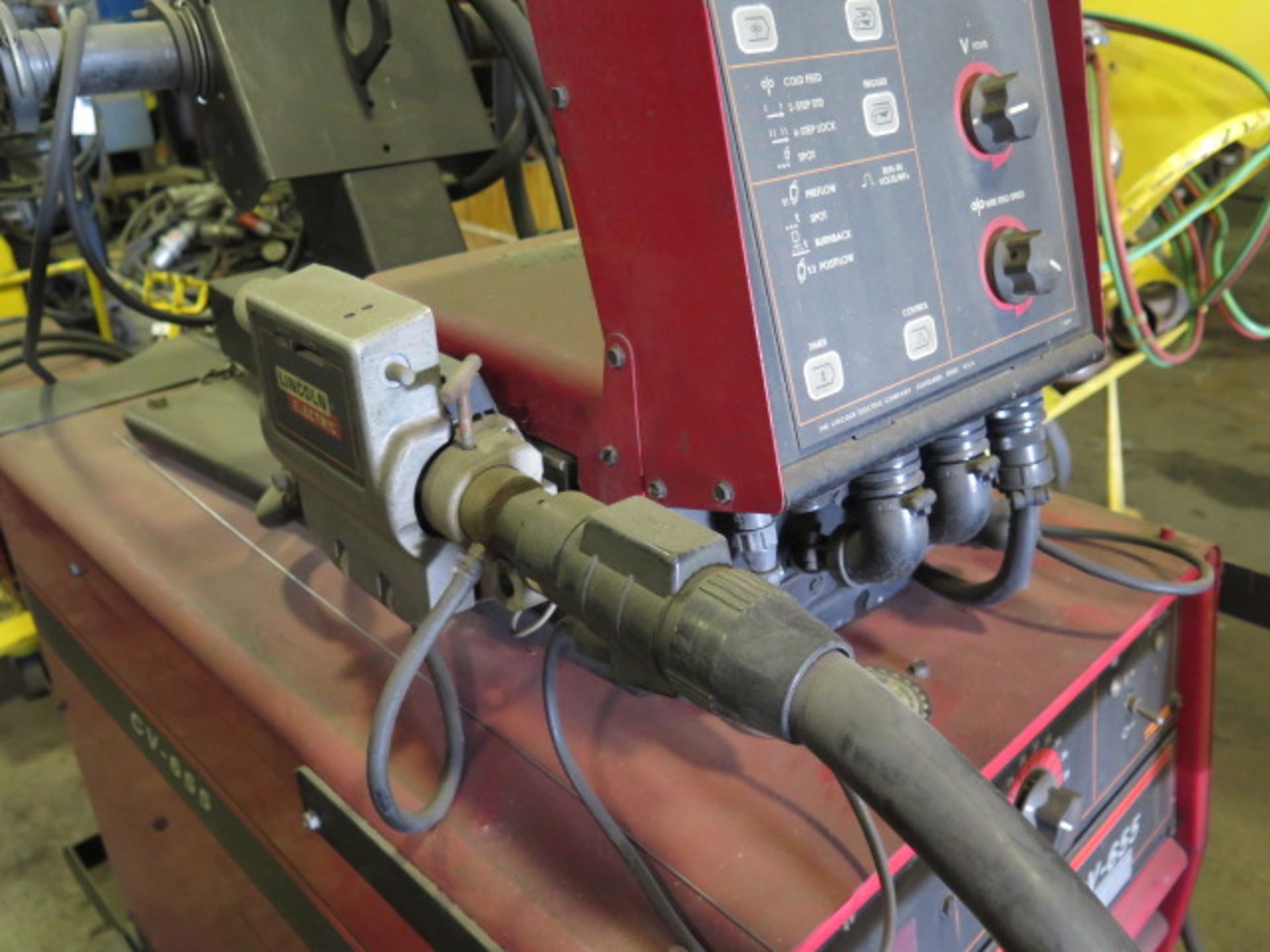 Lincoln CV-655 Arc Welding Power Source w/ Lincoln Double Header DH-10 Dual Wire Feed (SOLD AS- - Image 10 of 14