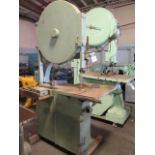 Delta 35" Vertical Band Saw s/n 5573-A w/ 28" x 32" Table (SOLD AS-IS - NO WARRANTY)