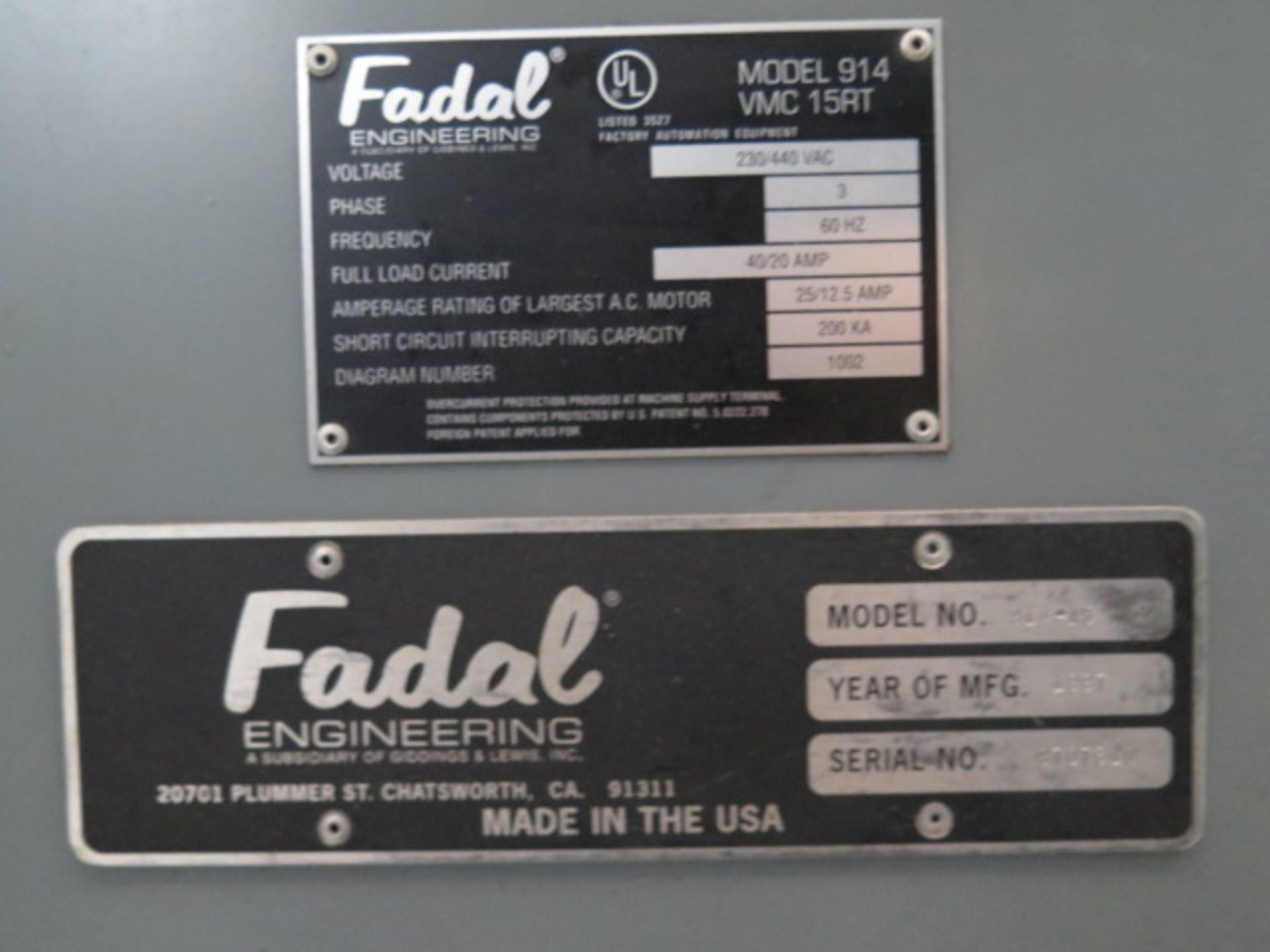 Fadal VMC15 CNC VMC s/n 9707610 w/ Fadal CNC88HS Controls, 21-Station ATC, SOLD AS IS - Bild 13 aus 15