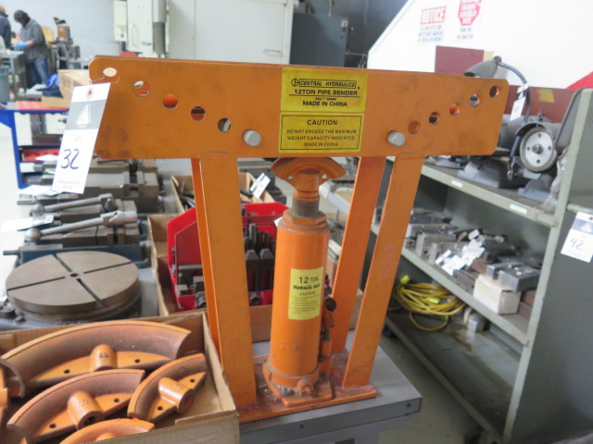 Central Hydraulics 12-Ton Hydraulic Tube Bender (SOLD AS-IS - NO WARRANTY) - Image 2 of 5