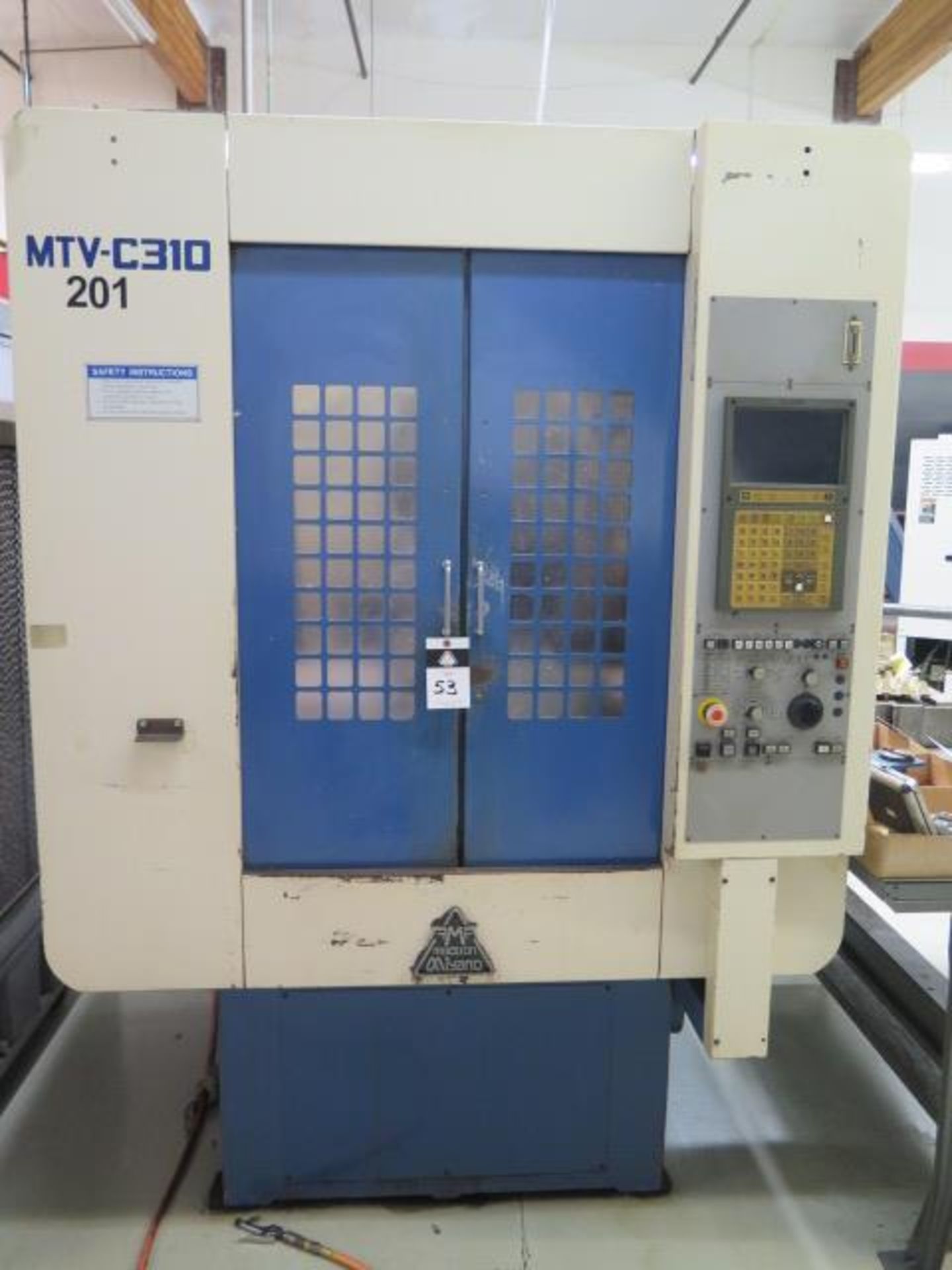 Mectron /Miyano MTC-C310 2-Pallet CNC Drilling / Tapping Center s/n MTVC3100132 w/ Yasnac,SOLD AS IS