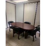 Conference Table w/ (6) Chairs (SOLD AS-IS - NO WARRANTY)