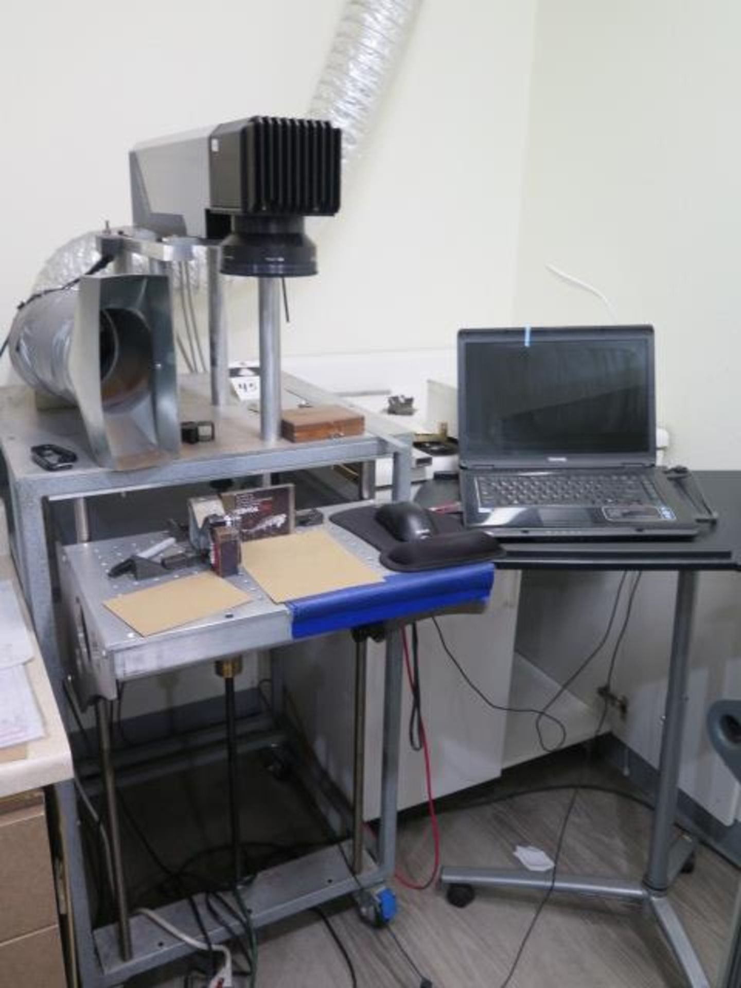 Miyachi Unitek LMF2000 Laser Engraving Machine w/ Winlase Software, Computer, SOLD AS IS