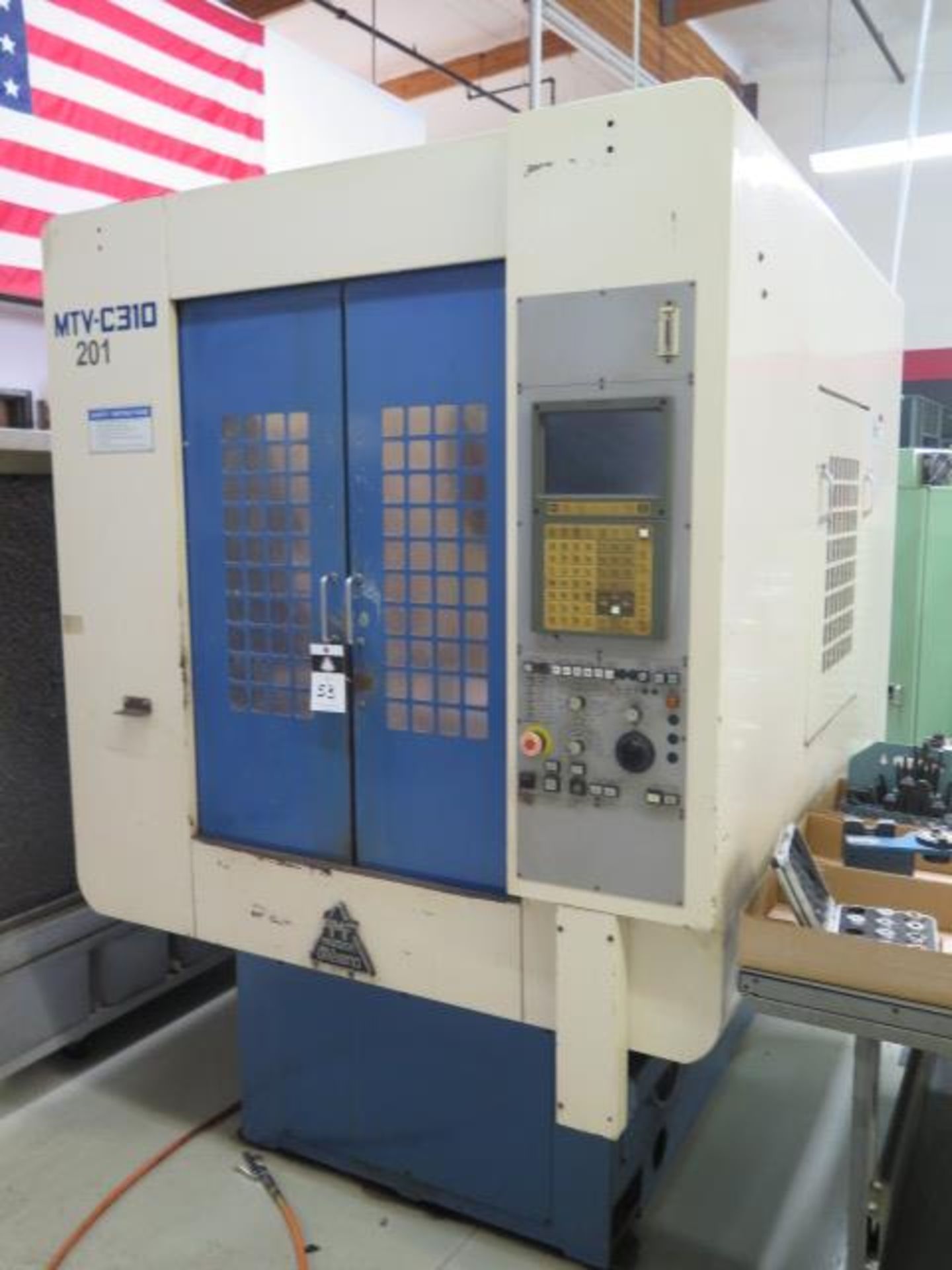 Mectron /Miyano MTC-C310 2-Pallet CNC Drilling / Tapping Center s/n MTVC3100132 w/ Yasnac,SOLD AS IS - Image 2 of 16