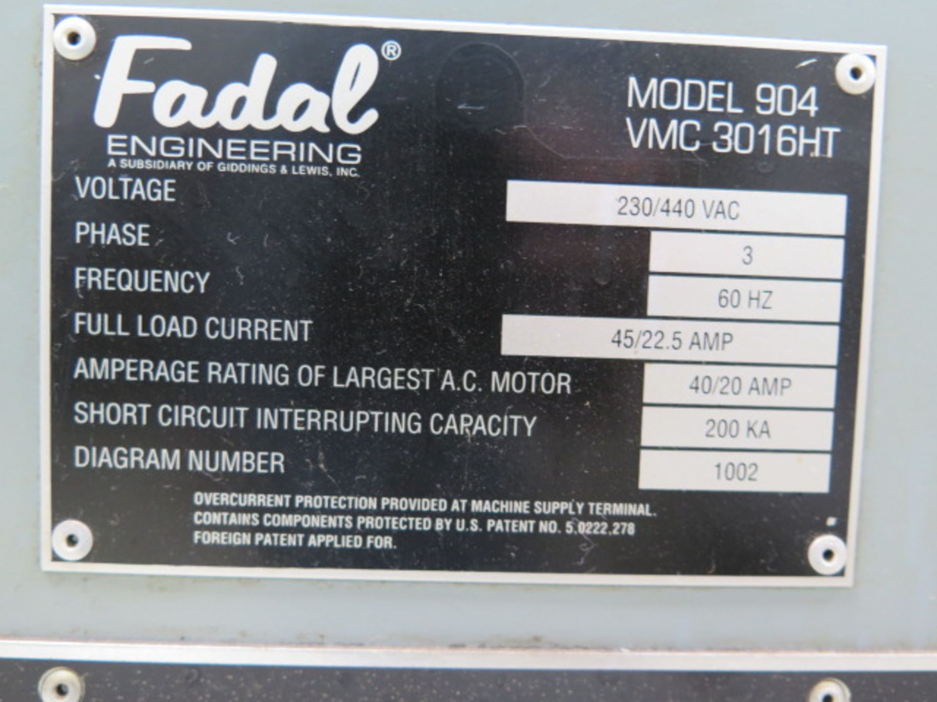 Fadal VMC 3016HT 4-Axis CNC VMC w/ Fadal CNC88HS Controls, 21-Station ATC, SOLD AS IS - Bild 14 aus 15
