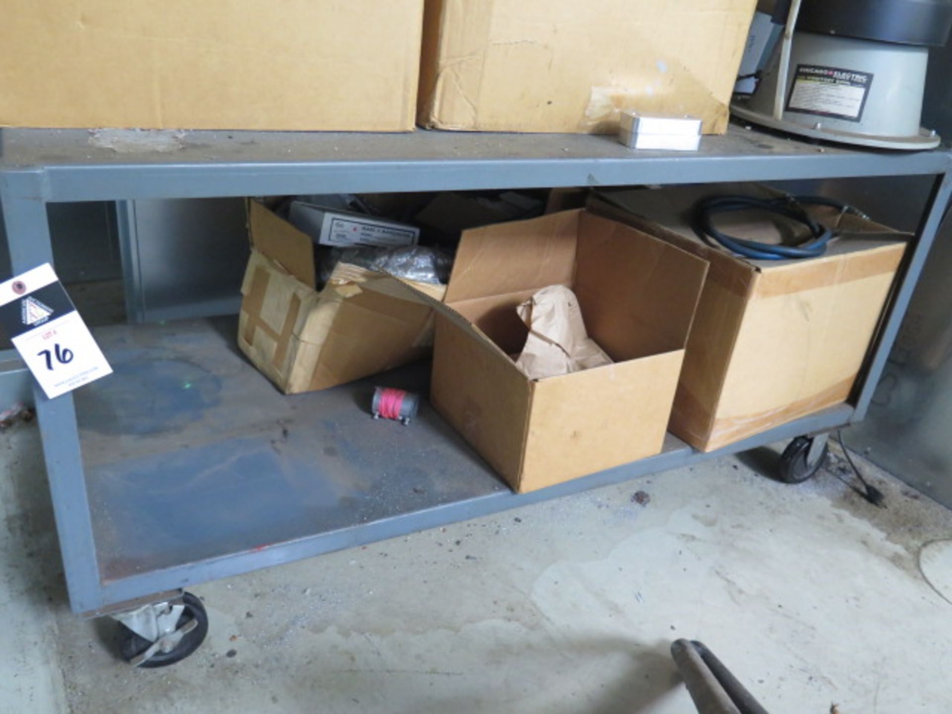 Heavy Duty Long Shop Cart (SOLD AS-IS - NO WARRANTY)