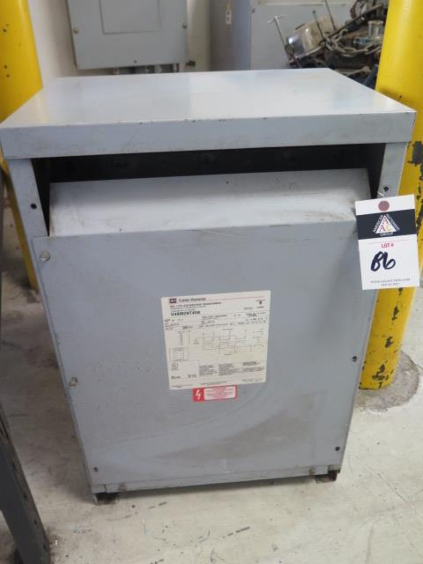 Cutler-Hammer 45kVA Transformer 480-208Y/120 (SOLD AS-IS - NO WARRANTY)