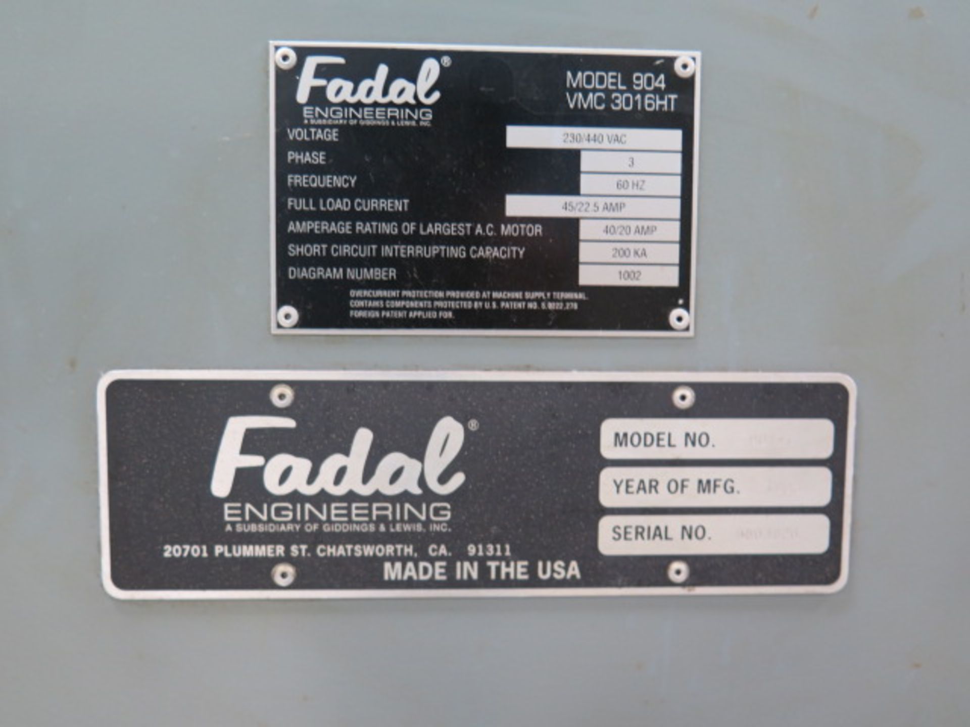 Fadal VMC 3016HT 4-Axis CNC VMC w/ Fadal CNC88HS Controls, 21-Station ATC, SOLD AS IS - Bild 13 aus 15