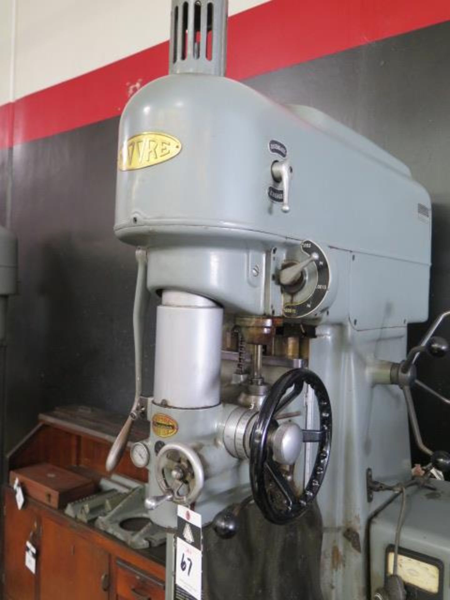 Moore No. 3 Jig Boring Machine s/n B832 w/ 2500 RPM, Moore Taper Spindle, Power Feeds, SOLD AS IS - Bild 4 aus 14