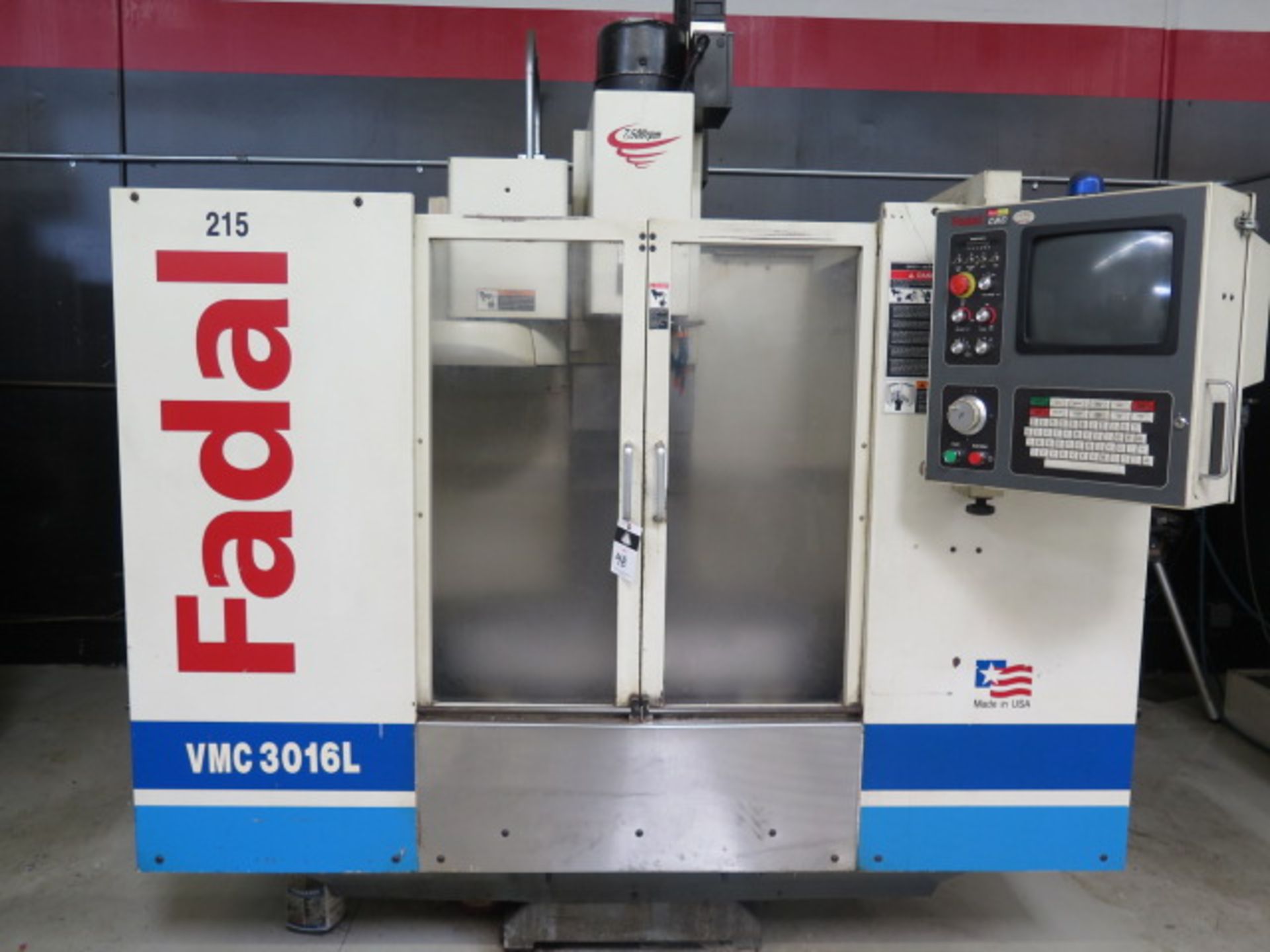 2000 Fadal VMC 3016L CNC VMC s/n 012000050653 w/ Fadal Multi Processor, SOLD AS IS